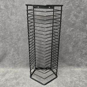 Black Metal CD Holder Shelf Organizer Wall Rack Stand Tower for Compact Disc CDs